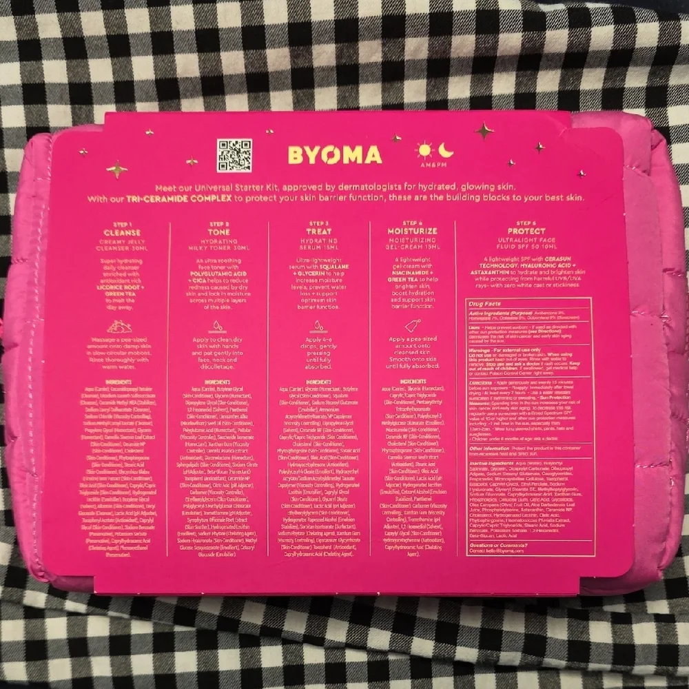 BYOMA Universal Skincare Heroes Set - Pink